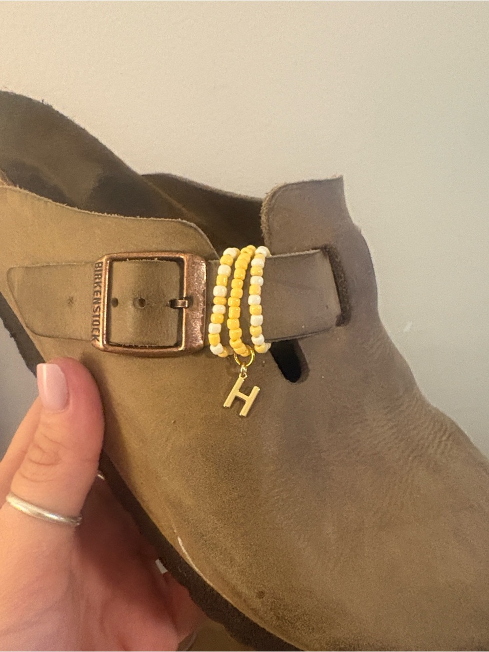 Beaded accent for Boston Birkenstock Set